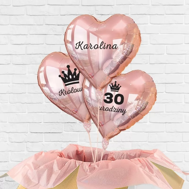 balony z helem na 30 urodziny dla siostry 