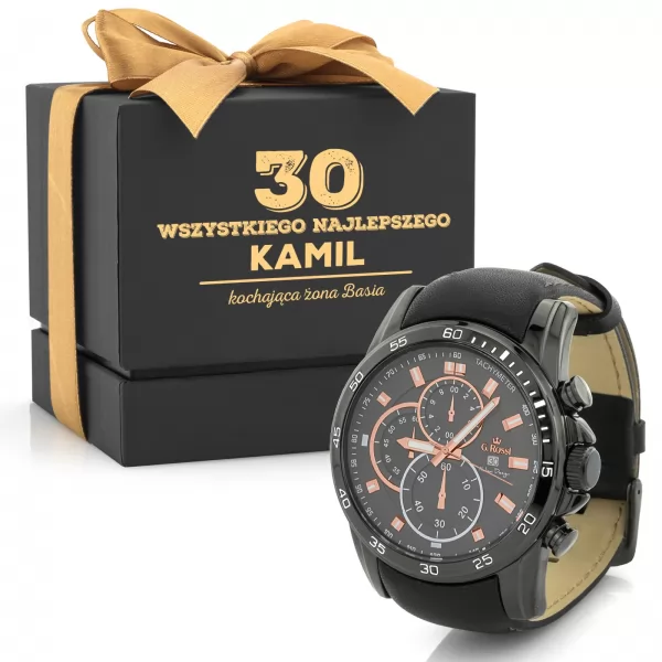 Zegarek G. Rossi dla męża na 30 urodziny - Od żony 