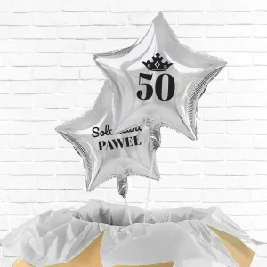 prezent na 50 urodziny balony z helem 