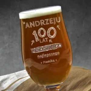 personalizowany pokal do piwa
