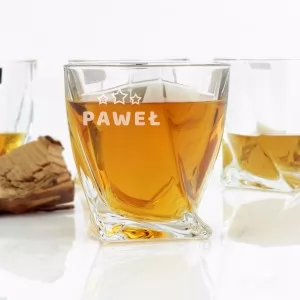 spersonalizowane szklanki do whisky na prezent z okazji 60 urodzin